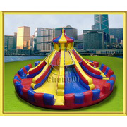 inflatable aqua slide